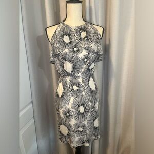 NWOT Black and White Floral Dress